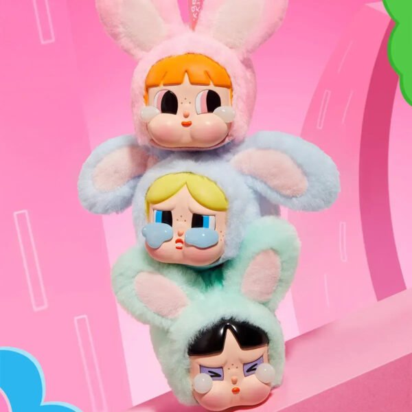 POP MART LABUBU CRYBABY x Powerpuff Girls Series- Vinyl Face Plush Blind BoxPOP MART LABUBU CRYBABY x Powerpuff Girls Series- Vinyl Face Plush Blind Box - Image 5