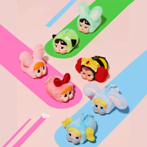 POP MART LABUBU CRYBABY x Powerpuff Girls Series- Vinyl Face Plush Blind BoxPOP MART LABUBU CRYBABY x Powerpuff Girls Series- Vinyl Face Plush Blind Box - Image 2
